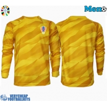 Croatia Goalkeeper Replica Home Shirt Euro 2024 Long Sleeve